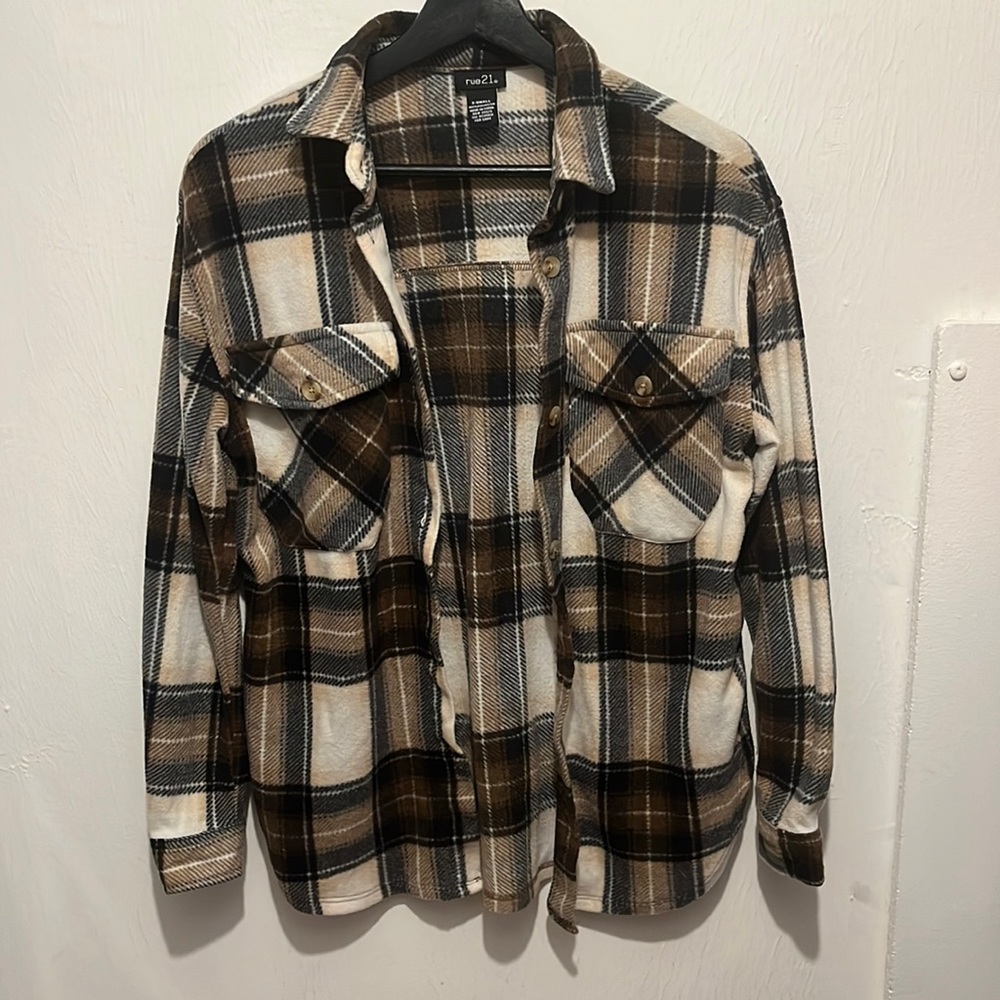 rue21 Brown Flannel